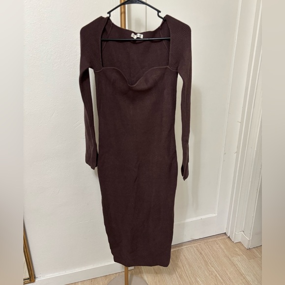 New Her Bottari bare neck sweater Midi Dress size large - Picture 3 of 9